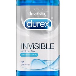 Durex Invisible Préservatifs x10 (lot de 2)