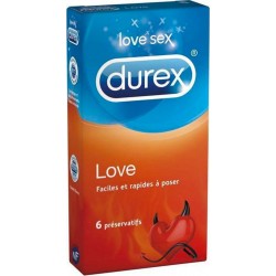Durex Love Préservatifs x6 (lot de 2)