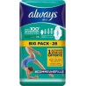 Always Ultra Serviettes Hygiéniques Taille 1 Normal Big Pack x28 (lot de 2)