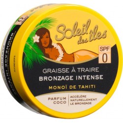 Soleil Des îles Graisse à Traire Bronzage Intense SPF 0 Parfum Coco (lot de 2)