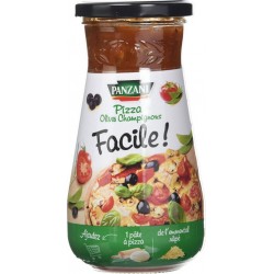 Panzani Sauce Pizza Olives Champignons (lot de 6)