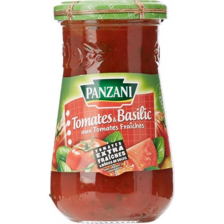 Panzani Sauce Tomates et Basilic 210g (lot de 6)