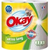 Okay Extra Long Essuie-tout 4 Rouleaux (lot de 3)