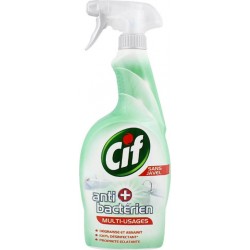 Cif Spray Antibactérien Multi-Usages Sans Javel 750ml (lot de 4)