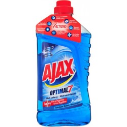 Ajax Optimal 7 Multi-Surfaces Antibactérien Fraîcheur Océan 1L (lot de 3)