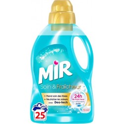 Mir Liquide Soin et Fraîcheur 25 Lavages 1,5L (lot de 3)