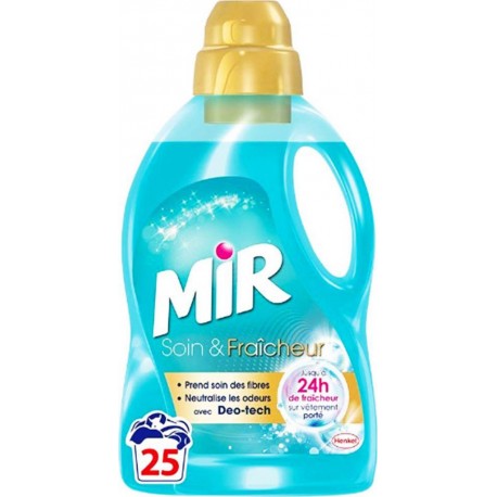 Mir Liquide Soin et Fraîcheur 25 Lavages 1,5L (lot de 3)