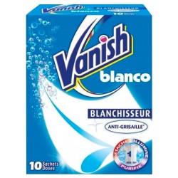 Vanish Blanco Blanchisseur Anti-Grisaille 10 sachets (lot de 4)
