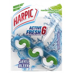 Harpic Bloc Cuvette Active Javel Fresh Citron Vert (lot de 4)