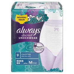 Always Discreet Underwear Plus Culottes Plus Taille M x9 (lot de 2)