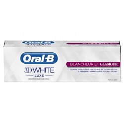 Oral-B Dentifrice 3D White Luxe Blancheur Et Glamour 75ml (lot de 3)