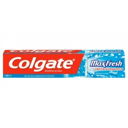 Colgate Dentifrice Max Fresh Menthe Givrée Cristaux Fraîcheur 75ml (lot de 6)