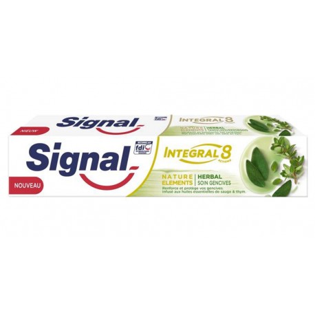 Signal Dentifrice Intégral 8 Herbal Soin Gencives 75ml (lot de 6)