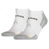 Head Chaussettes Performance Sneaker Gris Blanc Taille 43 à 46 (lot de 4 paires)