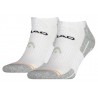 Head Chaussettes Performance Sneaker Gris Blanc Taille 39 à 42 (lot de 4 paires)