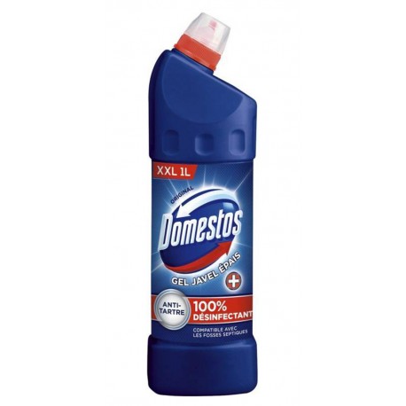 Domestos Original Anti-Tartre 100% Désinfectant Gel Javel Epais XXL 1L (lot de 6)