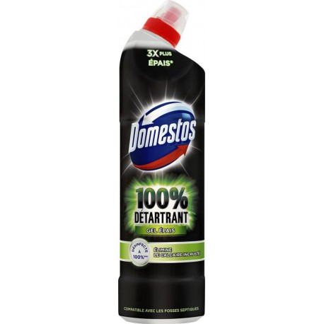 Domestos 100% Détartant Gel 3X Plus Epais 750ml (lot de 6)