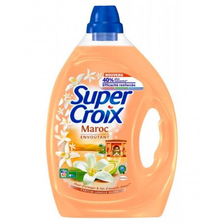 Super Croix Liquide Maroc Envoûtant Fleur d’Oranger Et Lait d’Amande Douce 2,150L (lot de 2)