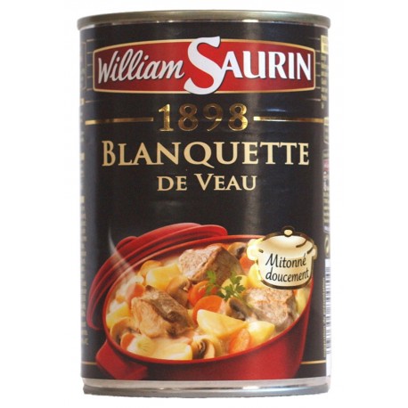 William Saurin Blanquette De Veau 400g (lot de 6)