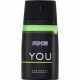 Axe Déodorant You Compressé Jour et Nuit 100ml (lot de 3)