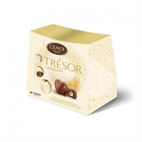 Cémoi Etui Trésor Croquant Chocolat lait 200g