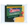 Spontex Eponge La Plus Efficace Du Marché Fini les Efforts Format XXL Par 2 (lot de 2 soit 6 éponges)
