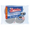 Spontex Flash Eponge Ne Raye Pas Spécial Plaques et Poêles 2x Plus Résistant Par 2 (lot de 3 soit 6 éponges)