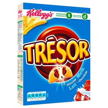 Kellogg's Kellogg’s Trésor Chocolat Au Lait 375g (lot de 3)