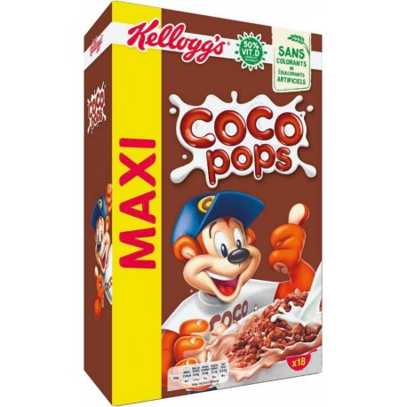 Kellogg's Kellogg’s Coco Pops Maxi Format 620g (lot de 3)