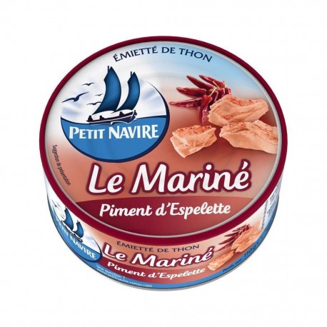 Petit Navire Thon Le Mariné Piment d’Espelette 110g (lot de 5)