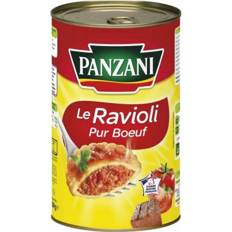 Panzani Le Ravioli Pur Boeuf Maxi Format 1,2Kg (lot de 6)