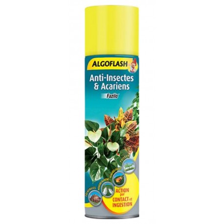Algoflash Spray Anti-Insectes et Acariens Action par Contact et Ingestion 200ml (lot de 2)