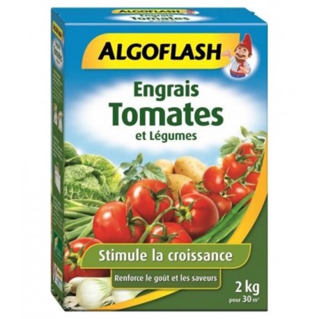 Algoflash Terreau Tomates et Légumes Stimule la Croissance 2Kg (lot de 3)