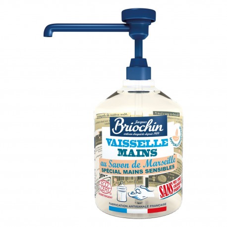 Briochin Vaisselle Mains au Savon de Marseille 500ml (lot de 4)