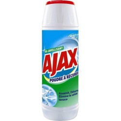 Ajax Poudre à Récurer Bi-Javelisant 750g (lot de 8)