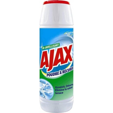 Ajax Poudre à Récurer Bi-Javelisant 750g (lot de 8)