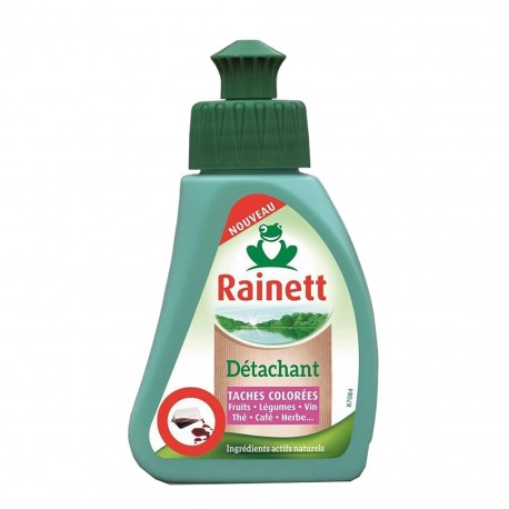 Rainett Détachant Tâches Colorées Ingrédients Actifs Naturels 75ml (lot de 8)