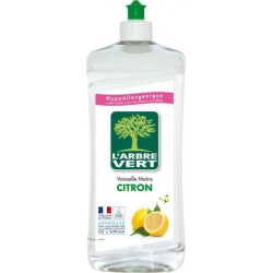 L'Arbre Vert L’Arbre Vert Vaisselle & Mains Hypoallergénique au Citron 750ml (lot de 6)