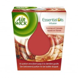 Air Wick Essential Oils Infusion Pommes et Cannelle 105g (lot de 4)
