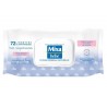 Mixa Bébé Lingettes à l’Eau Minérale Naturelle x72 (lot de 6 soit 432 lingettes)