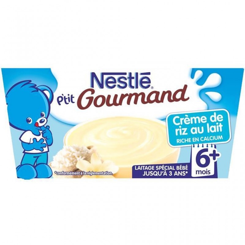 P'tit Gourmand vanille - crème dessert bébé