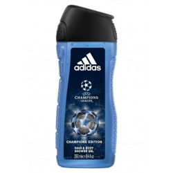 Adidas Hair & Body Shower Gel Champions League Edition 250ml (lot de 6)