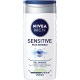 Nivea Men Gel Douche Sensitive Peau Sensible Corps Visage & Cheveux à l’Extrait de Bambou 250ml (lot de 6)