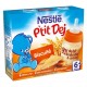 Nestlé P’tit Dej Biscuité (+6 mois) par 2 briques de 250ml (lot de 8 soit 16 briques)