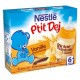 Nestlé P’tit Dej Vanille Gourmande (+6 mois) par 2 briques de 250ml (lot de 8 soit 16 briques)