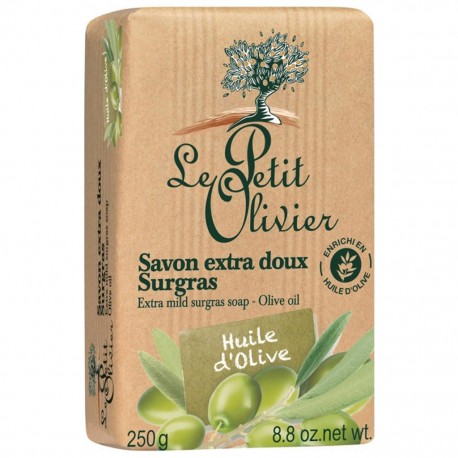 Le Petit Olivier Savon Extra Doux Surgras Parfum Huile d’Olive 250g (lot de 6)