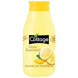 Cottage Douche Lait Hydratante Citron Gourmand 250ml (lot de 6)