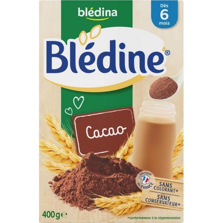 Blédina Blédine Cacao dès 6 mois la boîte de 400g (lot de 6)