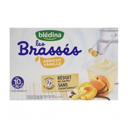 Blédina Les Brassés Pêche (de 10 à 36 mois) par 6 pots de 95g (lot de 4 soit 24 pots)