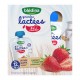 Blédina Gourdes Lactées Fraise (de 12 à 36 mois) par 4 gourdes de 85g (lot de 4 soit 16 gourdes)